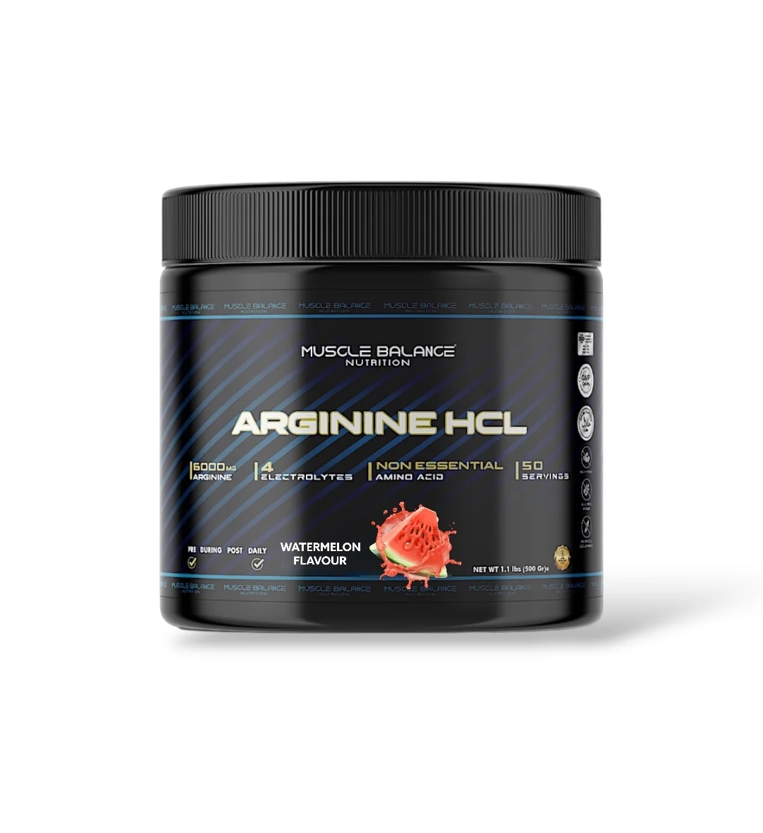 Muscle Balance Nutrition ARGININE HCL 500 Gr 50 Servis