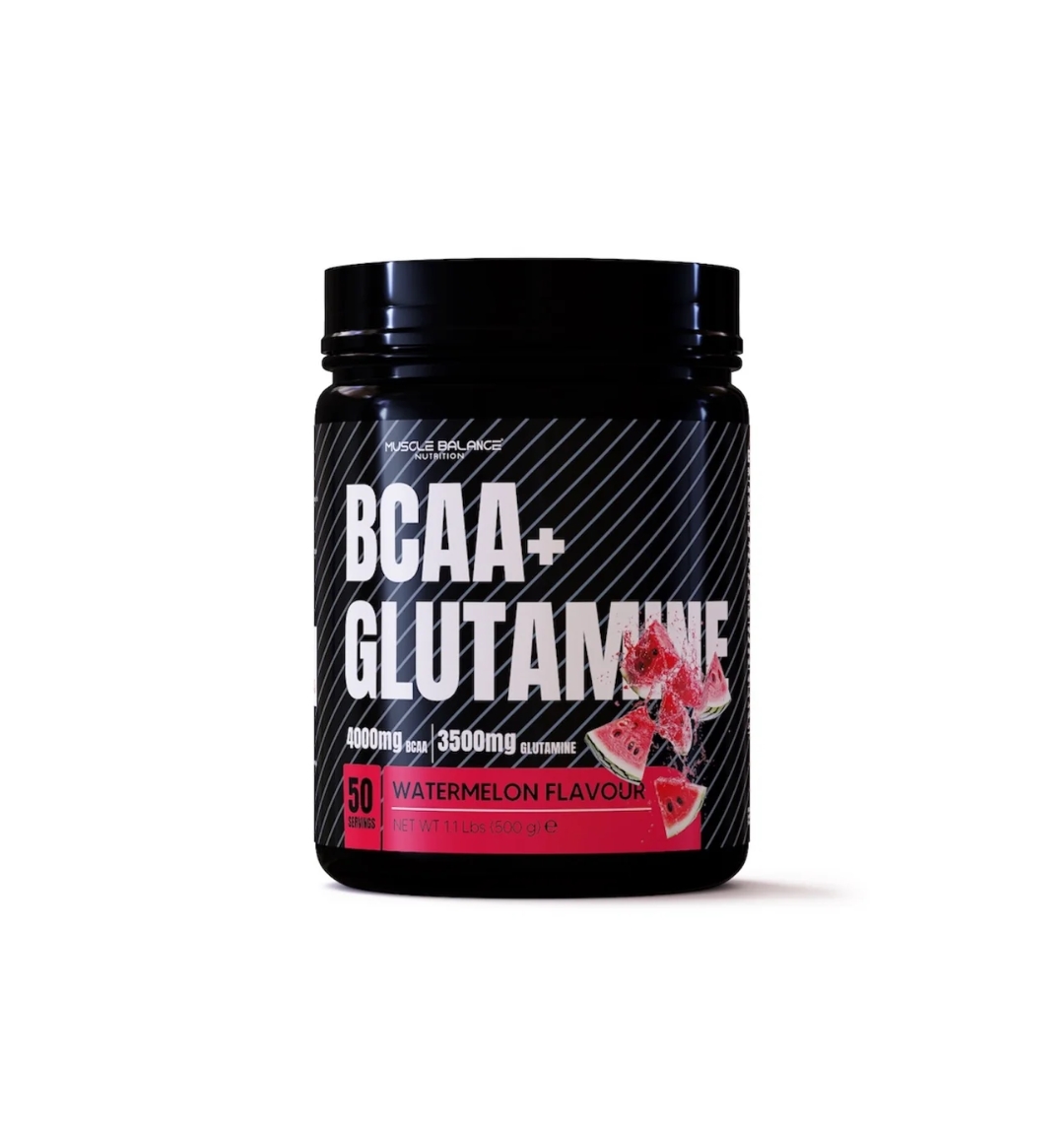 MUSCLE BALANCE Bcaa+Glutamine 500g 50 Servis