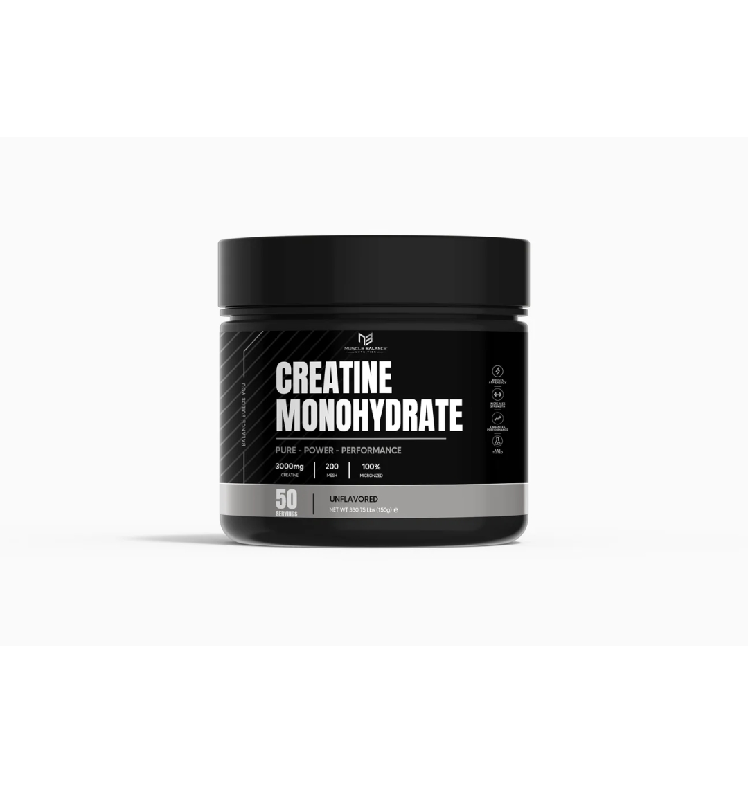 Creatine Monohydrate 150g 50 Servis Unflavored